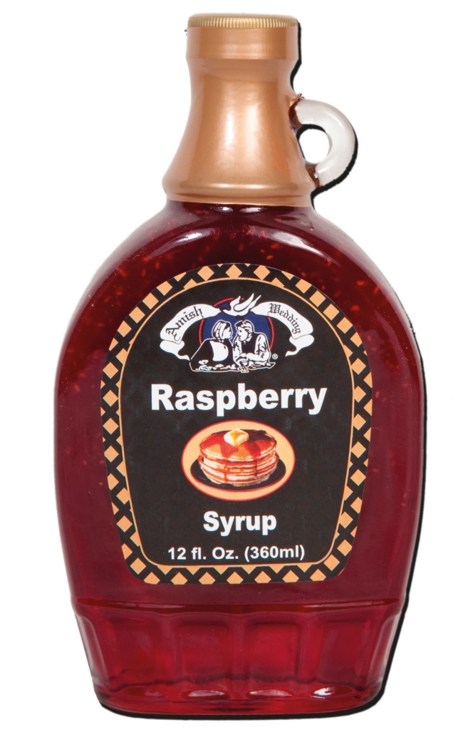Red Raspberry Syrup 12oz. glass jug